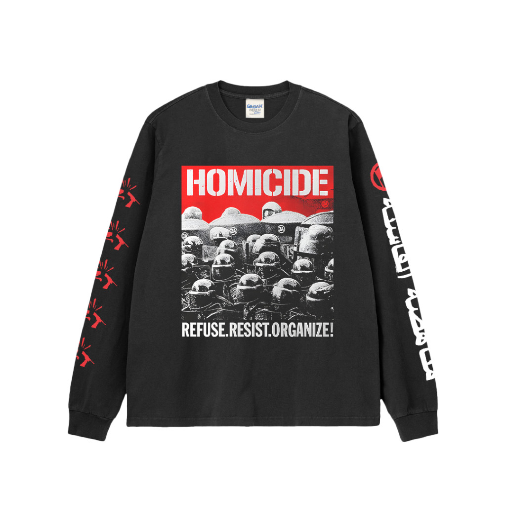 T-shirt Band Homicide - Organize Longsleeve
