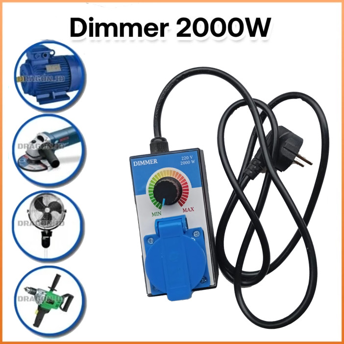 Dimmer Dimer 2000 Watt Ac 220v / Dimmer Pengatur Kecepatan