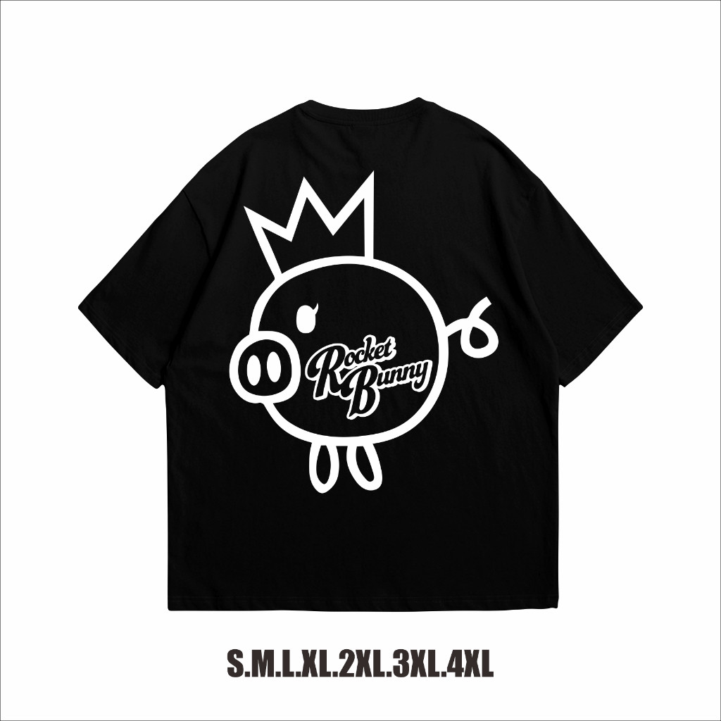 KAOS BAJU TSHIRT PANDEM ROCKET BUNNY KAOS DISTRO PRIA WANITA