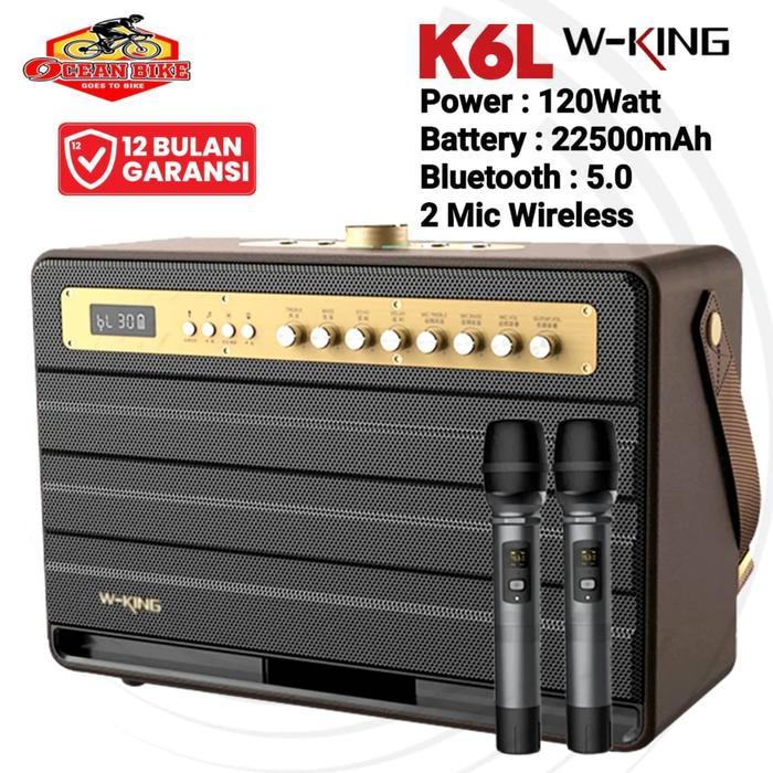 Wking K6L Speaker Bluetooth Karaoke Portable Wireless TWS W king 2 Mic