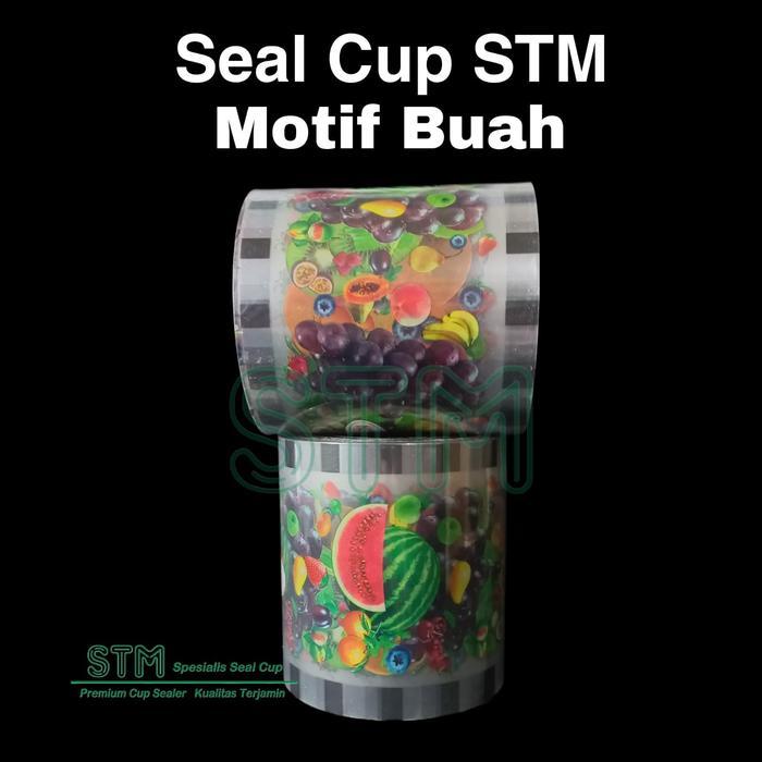 Sealer cup Plastik/Cup Sealer STM/Sealer Cup Plastik Minuman 1000cup - Motif BUAH