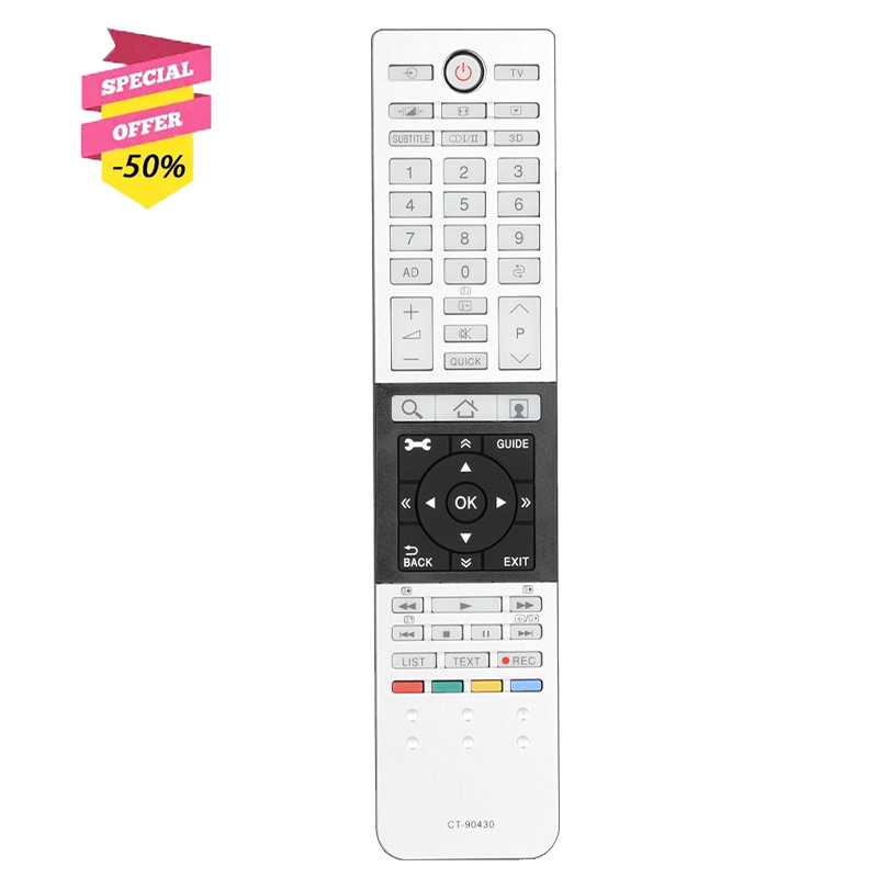 CT90430 Remote Control For Toshiba LED 4K TV 32L4353D 39L4353 39L4300U 40L3775D 40L6353D 40L7335D 40