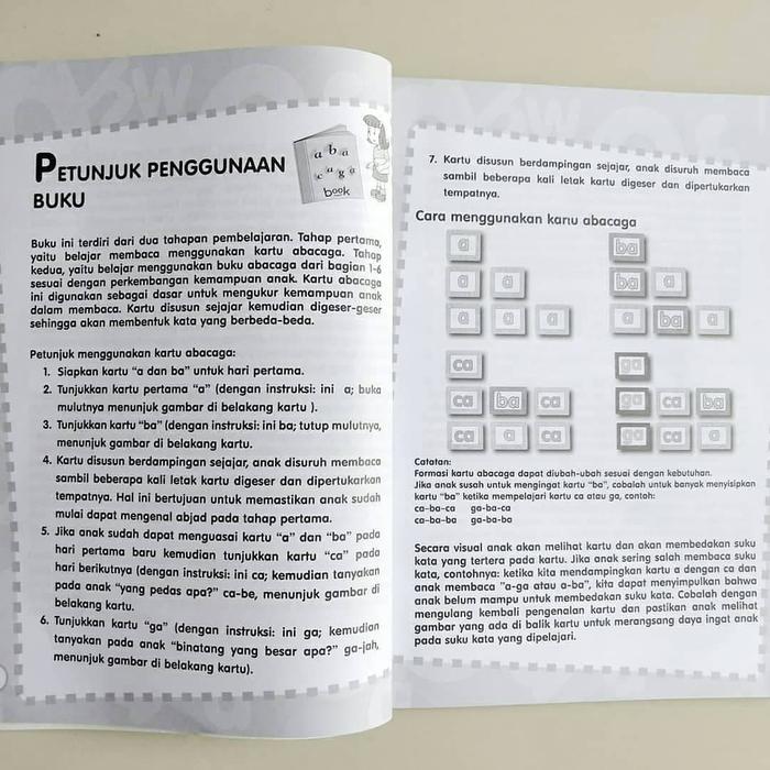 Promo Abacaga Buku Cara Praktis Belajar Membaca Untuk Anak TK PAUD - -, -
