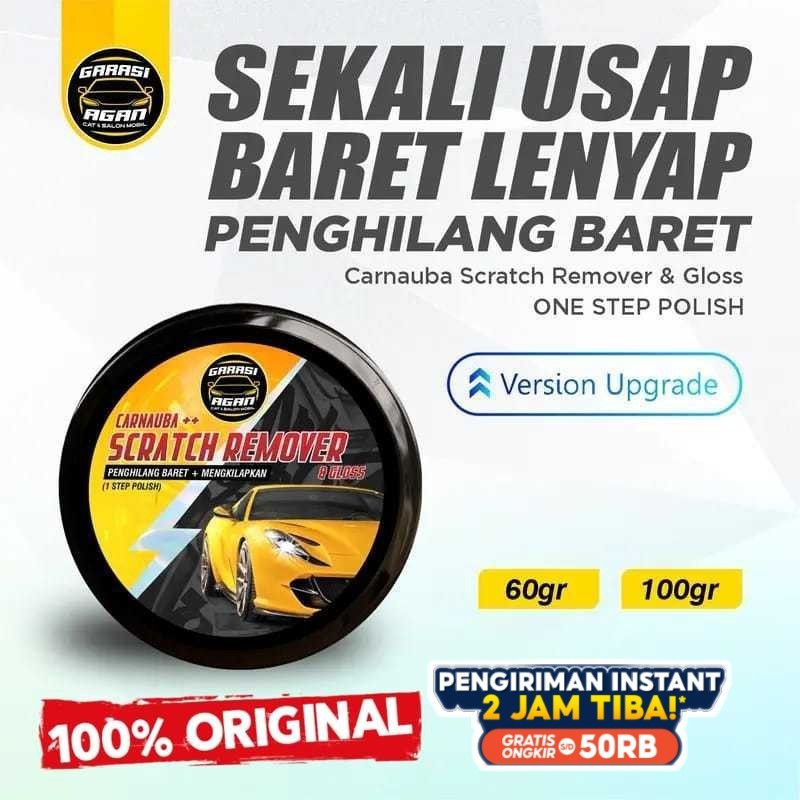 GARASI AGAN JAKARTA PENGHILANG BARET Body Mobil Motor 60gr / Untuk Body Compound Car / Kendaraan / S