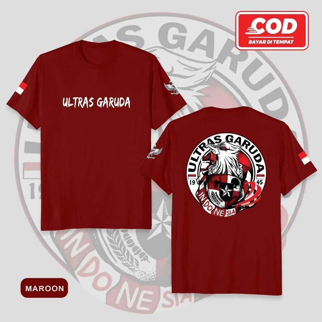 Kaos supporter Bola /Kaos Distro motif ULTRAS GARUDA INDONESIA  ULTRAS INDONESIA /PRIA WANITA UNISEX