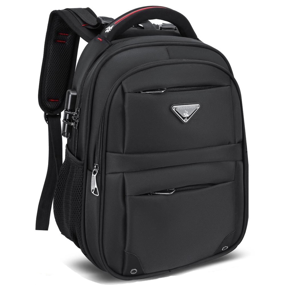 Tas Pria Ransel Laptop 16 inc Backpack Keylock Import POLO SUPER Ori Tas Sekolah Polo Ransel ABG