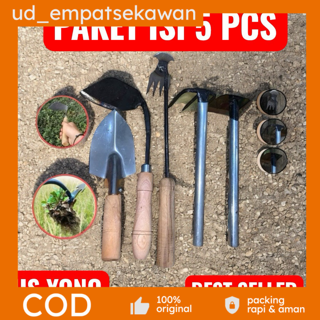 Paket Lengkap Alat Berkebun Isi 5 pcs/ Perlengkapan Berkebun/Set Alat Berkebun