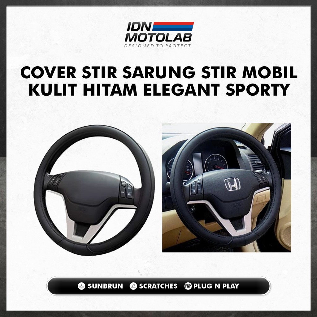 Cover Stir Sarung Stir Mobil Innova Lama Kulit Simple Elegant Sporty Universal