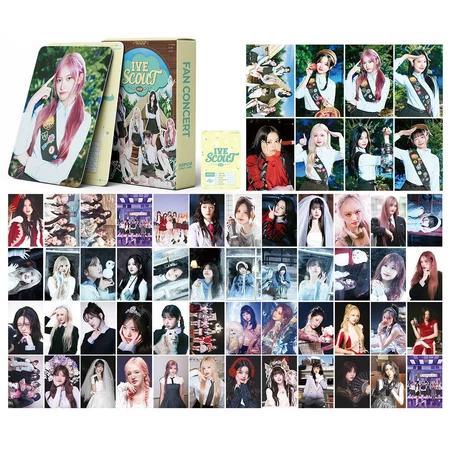 Photocard IVE Scout 2025 1 Pack isi 55 Pcs Lomocard Glossy Kpop idol Selca Koleksi Photos Kpopers