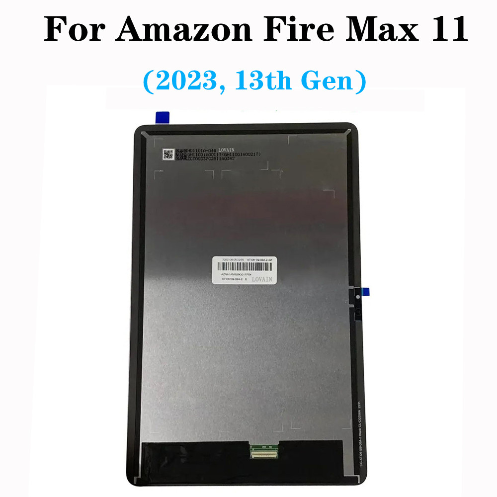 Original Screen For  Fire Max 11 (2023, 13th Gen) LCD splay Assembly With Tou gitizer Replacement