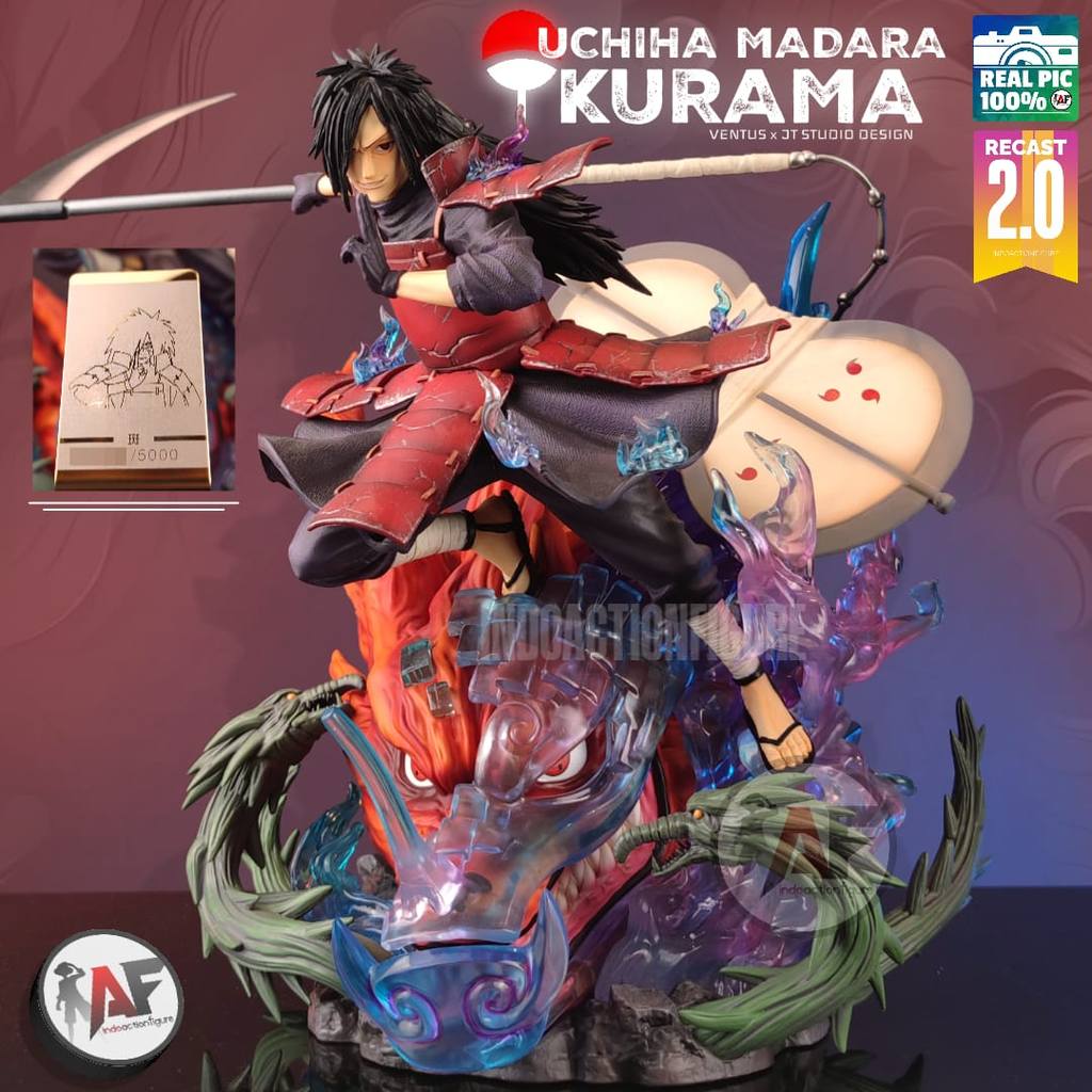 Statue Action Figure Naruto Uchiha Madara Kurama Ventus x JT Studio Design Recast