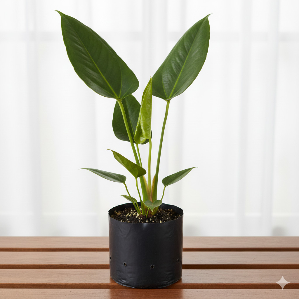 Anthurium Jemanii  - Tanaman Hias Mewah Daun Tebal & Gagah - tanaman Hias Indoor Outdoor Daun Kaku -