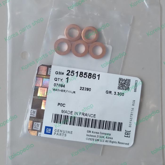 SEAL INJECTOR CAPTIVA DIESEL FL (5PC)