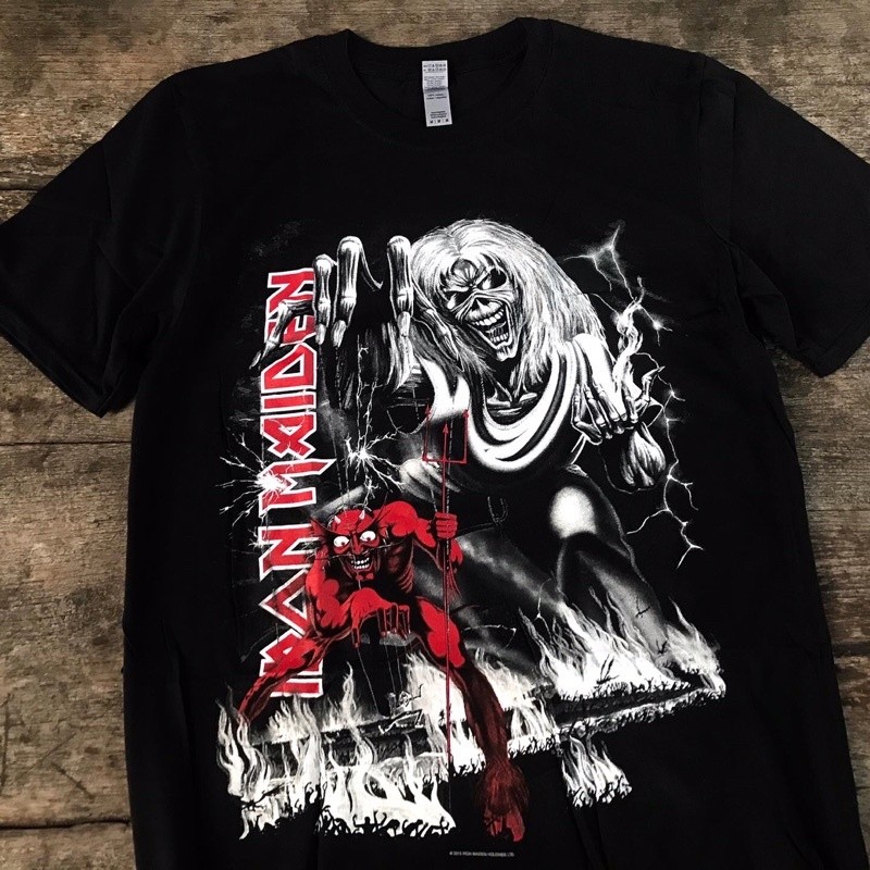 (COD) IRON MAIDEN NUMBER OF THE BEAST JUMBO TSHIRT BLACK