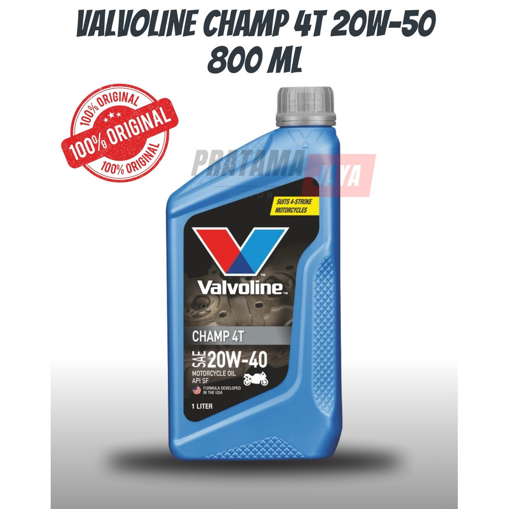 OLI VALVOLINE CHAMP 4T 20W50 0.8L ORIGINAL