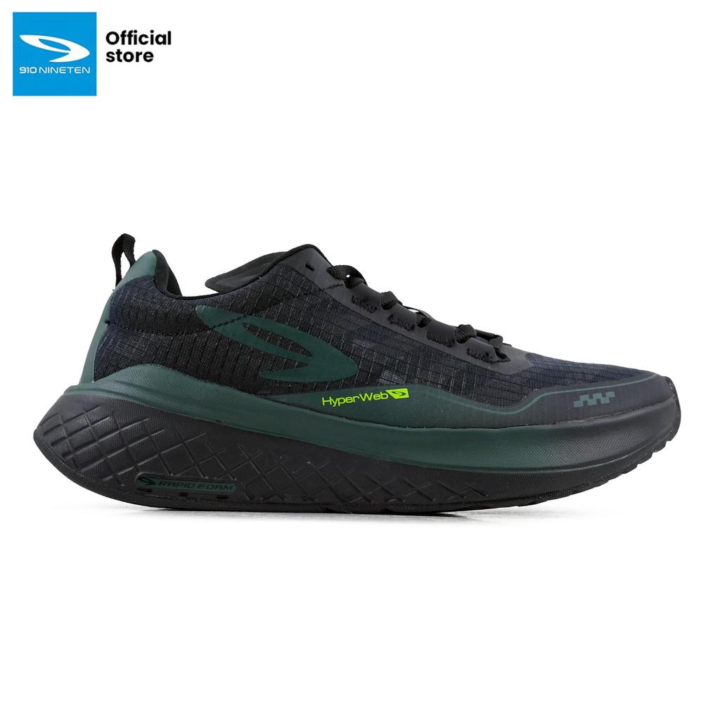 910 Nineten Sepatu Lari Ultra Ekiden 1.0 - Hijau-Tua/Hijau-Neon