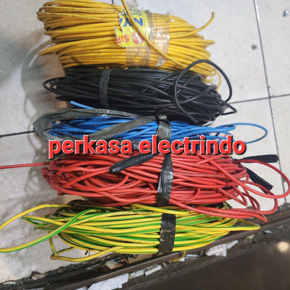 kabel serabut NYAF 2.5MM merk supreme jembo warna merah biru kuning hitam kuning hijau