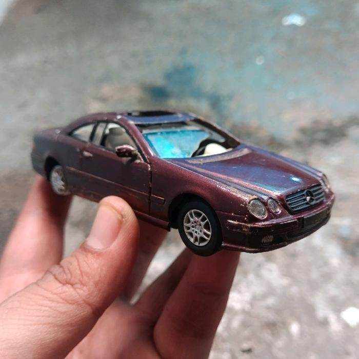 diecast loose diecast mercy kinsmart mercedes benz cl 500