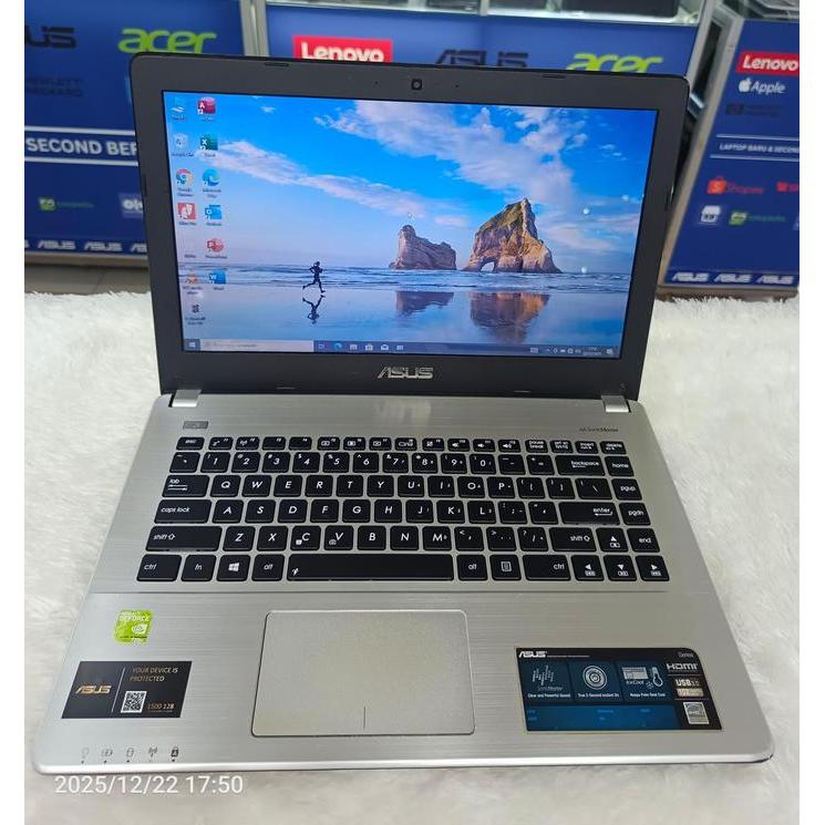 Laptop Asus A450L Core i5 gen 4 RAM 8 GB SSD 256 GB HDD 500 GB SIAP PAKAI