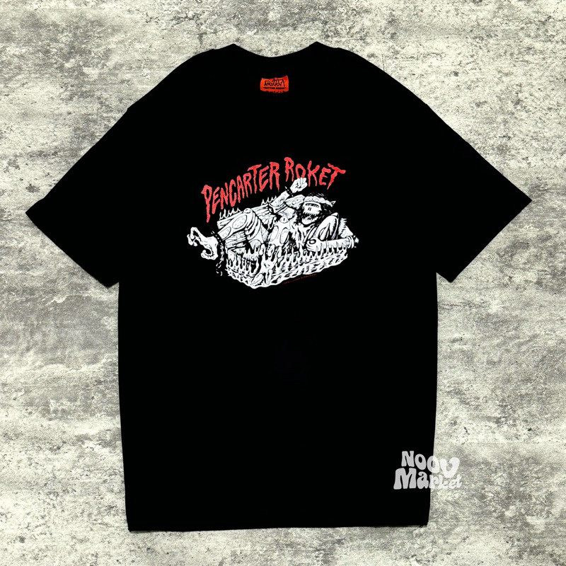 Kelompok Penerbang Roket - Pencater Roket Tshirt - Black | Official Merchandise