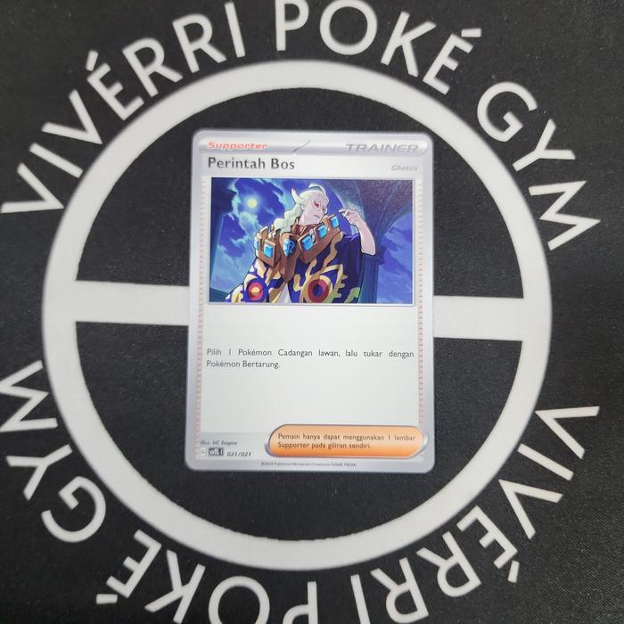 Perintah Bos Non Foil Kartu Pokemon TCG Indonesia