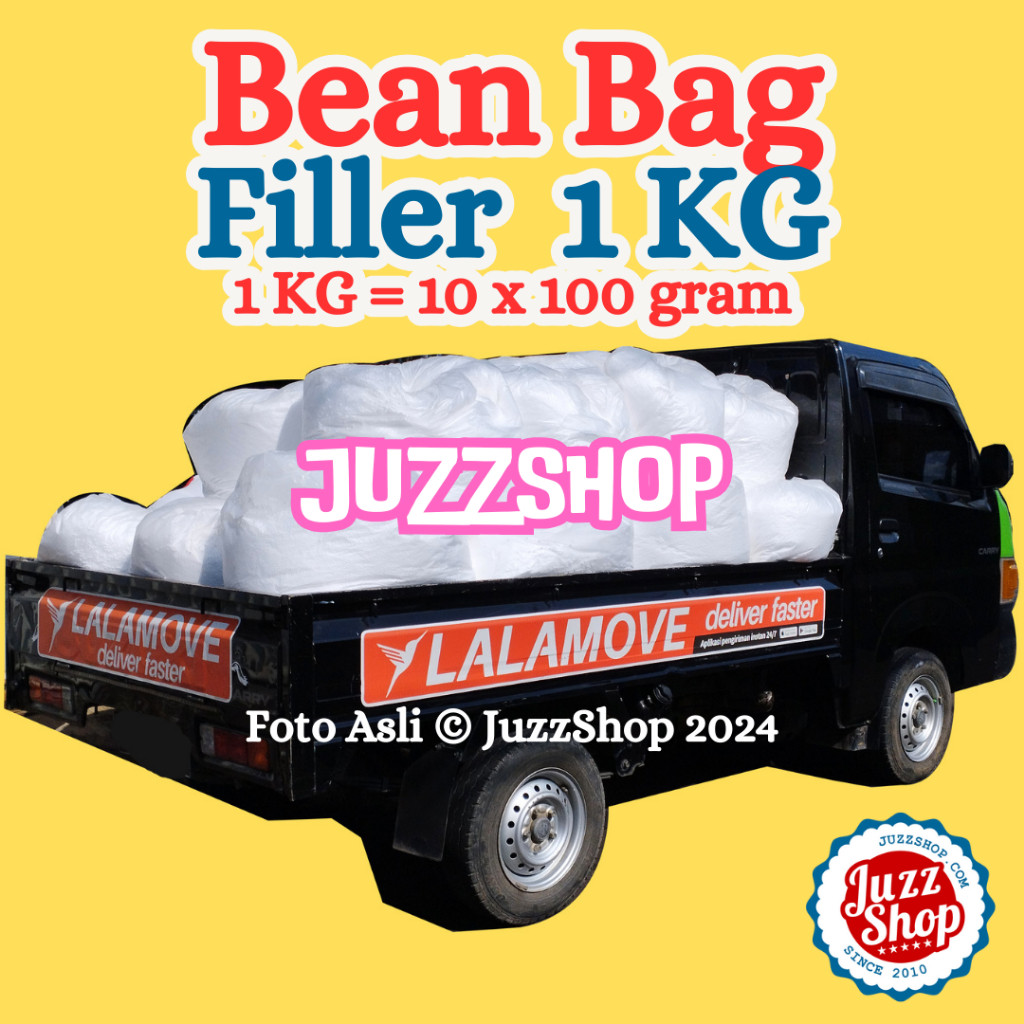 newStyrofoam Sterofoam Beads Gabus Butiran Styrofoam Sterofoam Isi Isian Bean Bag Bantal Boneka / Bu