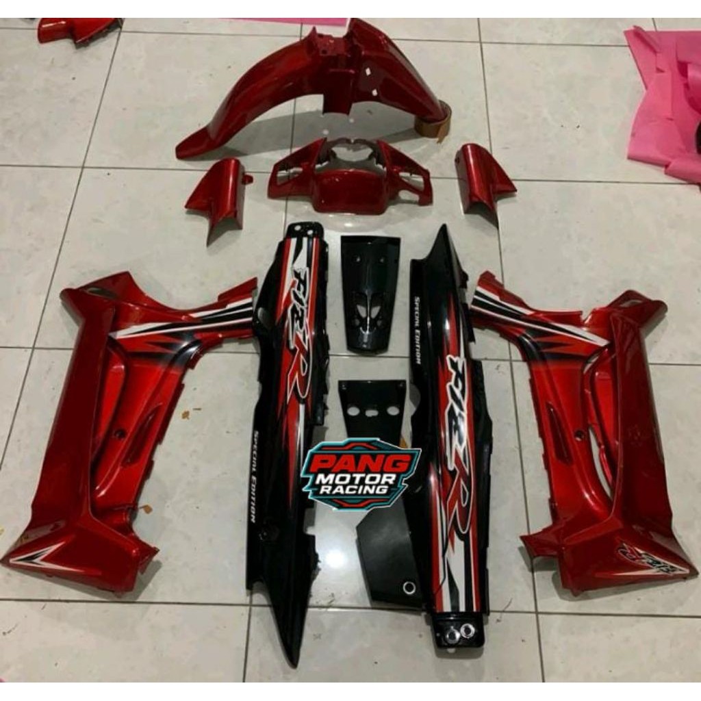 Body Set Fiz r Merah Hitam SE Spesial Edition Custom Body Fulset Fiz r Merah Hitam SE