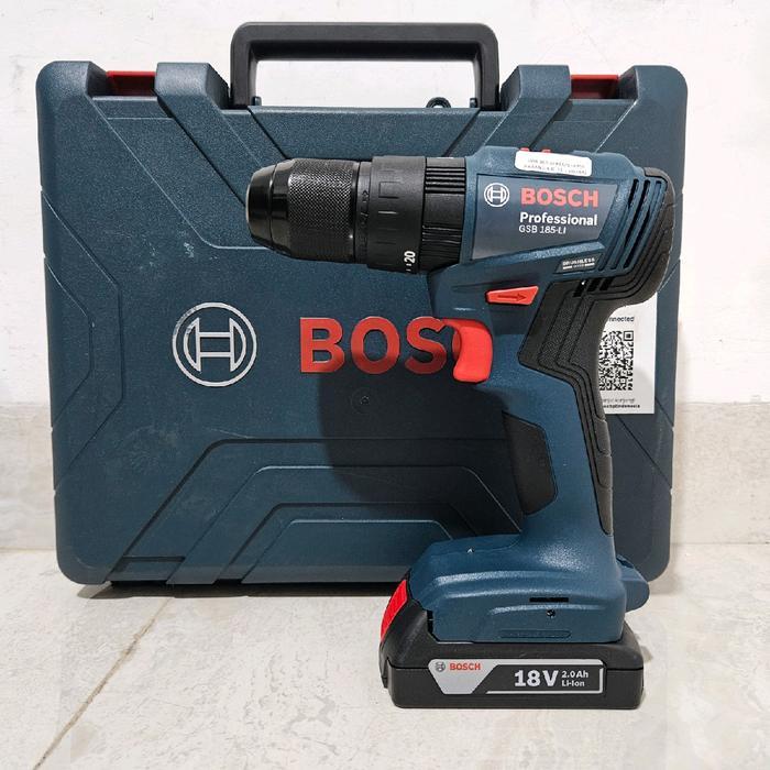 Mesin Bor Cas Tangan BOSCH GSB 185-LI Cordless Drill / Driver 18V Putra Inti