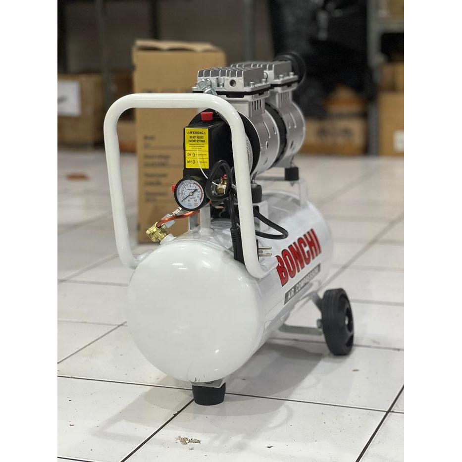 BONCHI Mesin Kompresor Angin 30L Kompresor Listrik mini lengkap 550W Air Compressor 0.8MPa Kompresor