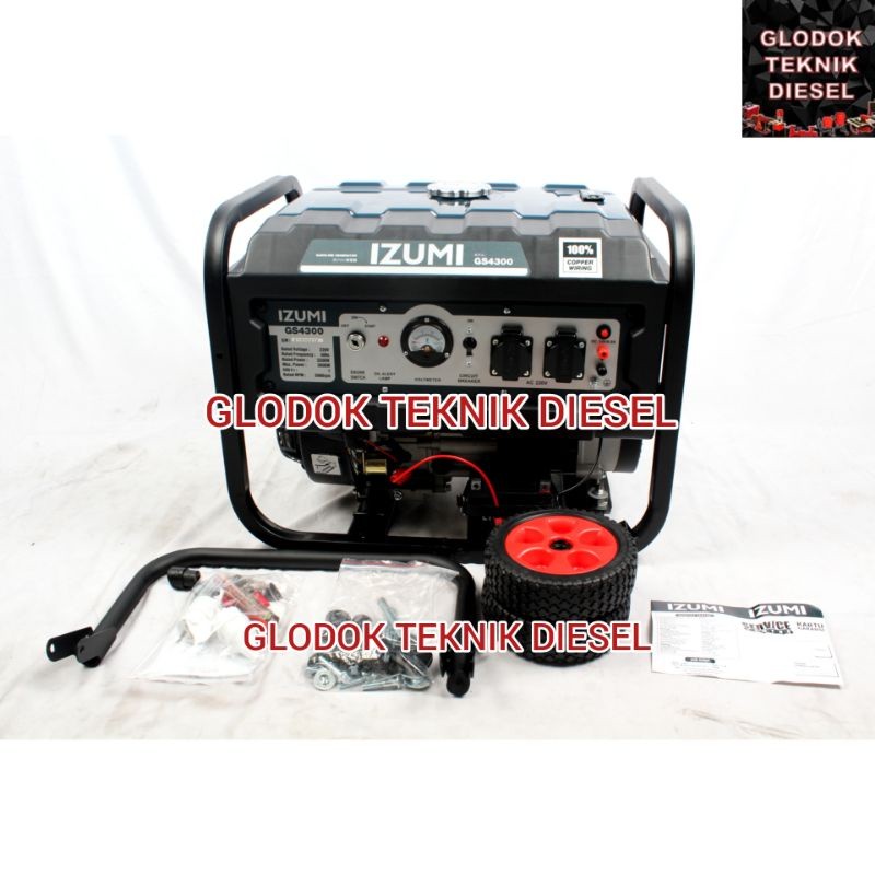 IZUMI Genset Bensin 3500 watt ( Generator Listrik ) GS 4300