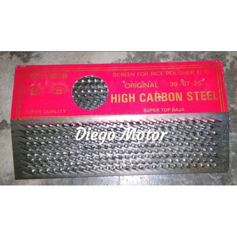 Screen Saringan Ayakan Beras Padi Mesin Polisher N70 cap mata asli original