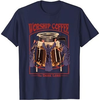 Baju Kaos Dewasa Steven Rhodes Worship Coffee