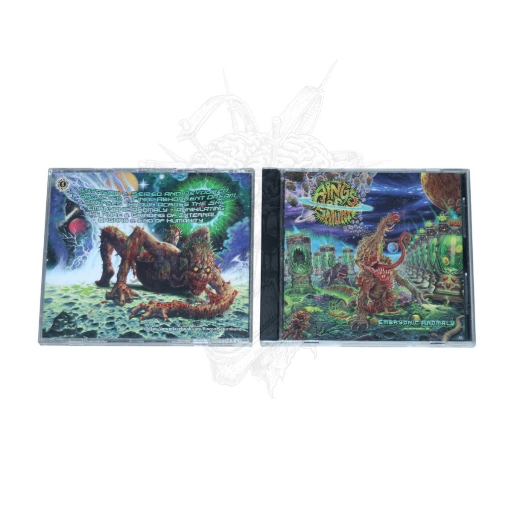 ORIGINAL & BERLISENSI - CD - RINGS OF SATURN - EMBRYONIC ANOMALY (REMAKE) | TECHNICAL DEATHCORE | EX