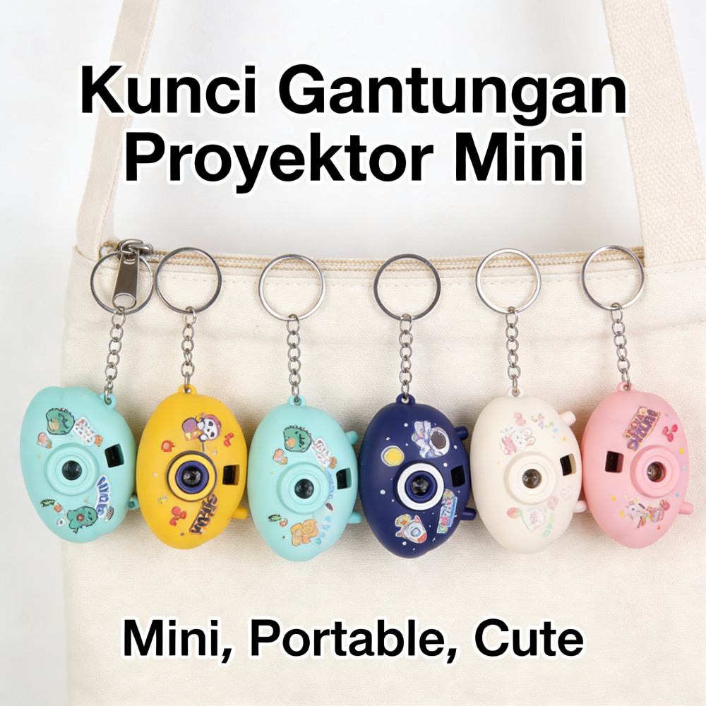 Gantung Mini Proyektor Tas Kunci Proyektor