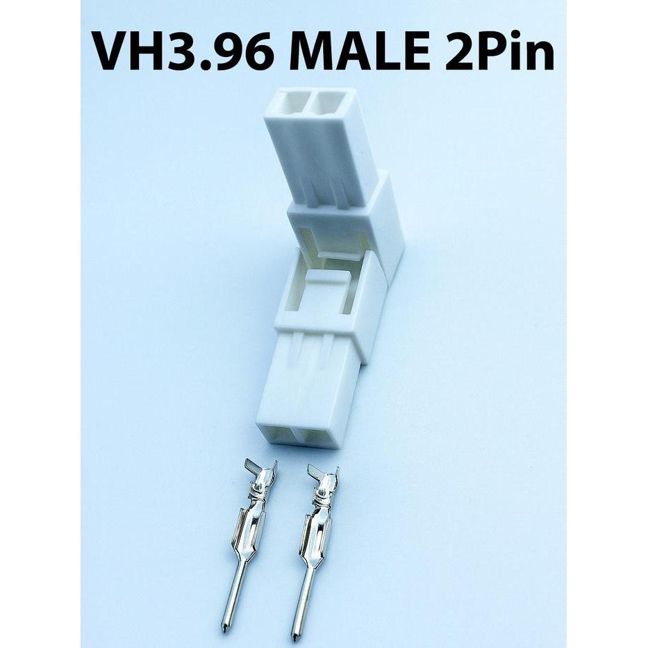 Soket Konektor VH 3.96 VH3.96 Male 2pin sudah termasuk terminal