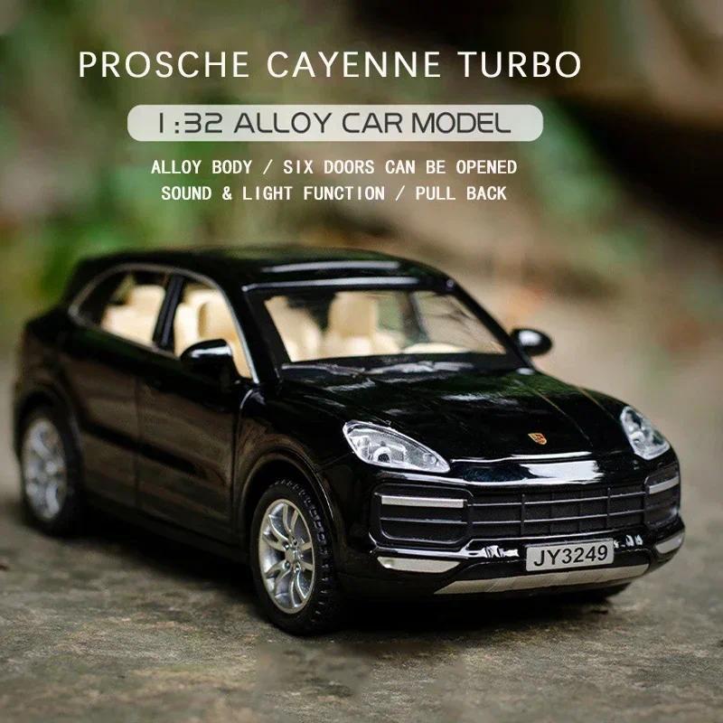 ecast 132 Porsche Cayenne Turbos Simulation Alloy Model Cars Metal Vehicles Miniature for Children G
