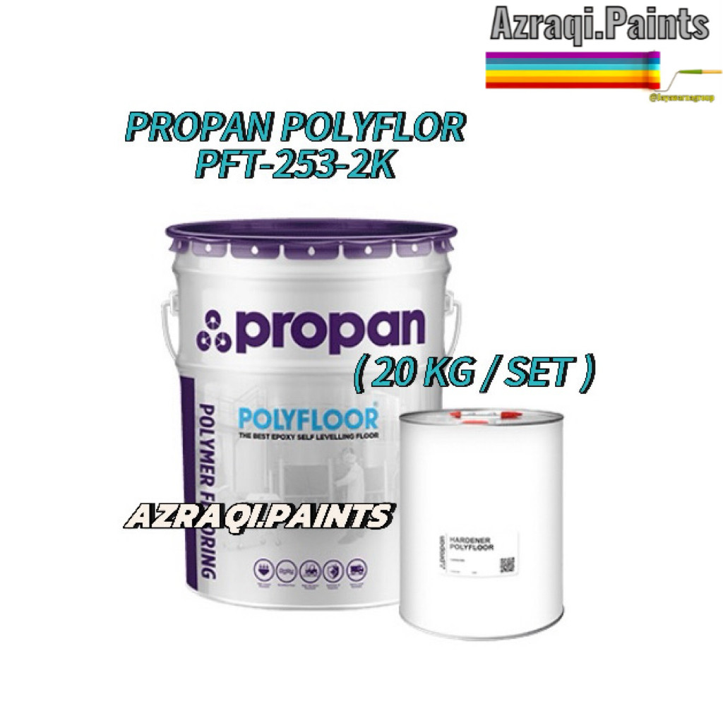 PROPAN POLYFLOR PAIL ( 20 KG / SET ) CAT LANTAI EPOXY / PFT-253-2K SB