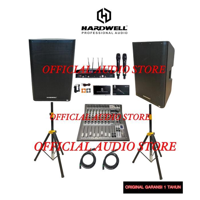 Paket Karaoke / Sound System Outdoor Hardwell Original (TITANIUM 19)