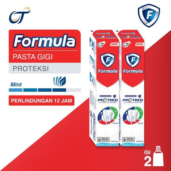 FORMULA PASTA GIGI PROTEKSI 225G - 2 PCS