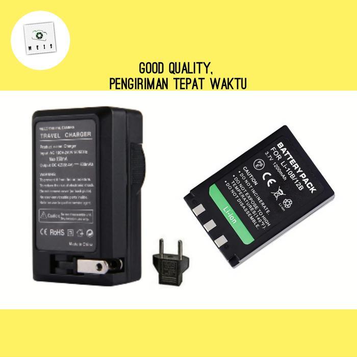 Charger & Baterai Olympus Li-10B Li-12B LI10B LI12B Casan Batre - charger aja