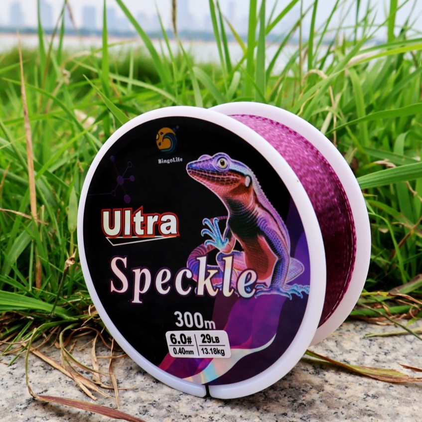 Bingolife 300m Tali Pancing Nilon Speckle Ungu