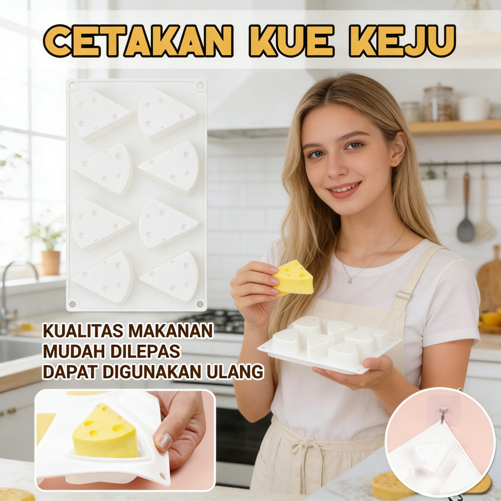 Keju Mould Kue DIY / Cetakan Coklat Puding Coklat