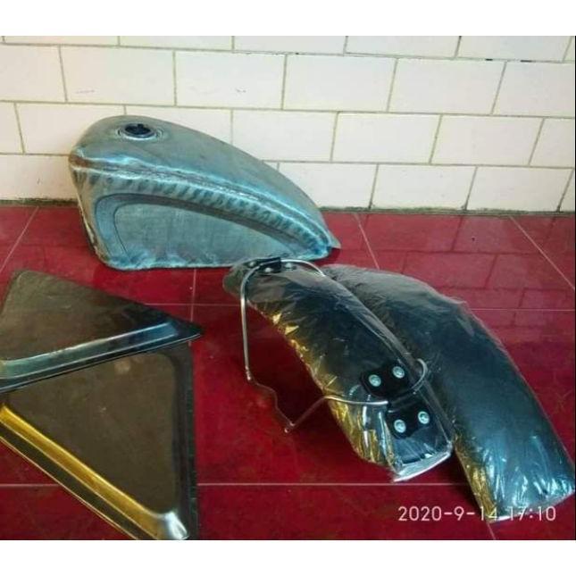 [GM] Tangki Custom Castem Klasik Classic Japstyle Paket Istimewa MOTOR CUSTOM Tangki motor Paket Tan