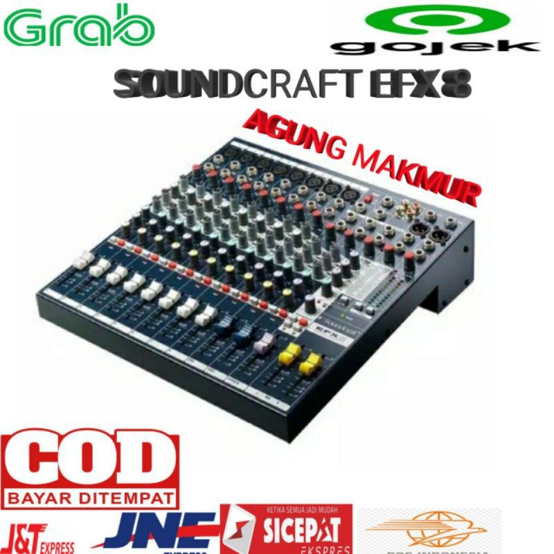 Mixer Soundcraft EFX 8 ( 8 Channel )