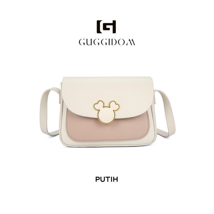 PROMO  GUGGIDOM - Tas kecil Tas Wanita Bergaya Sling Bag Tas Selempang Wanita Kotak Elegan Shoulderb