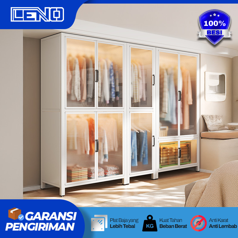 Lemari Pakaian Minimalis Almari Aluminium Pakaian Lemari Pakaian Besi Lemari Baju Gantung Besi