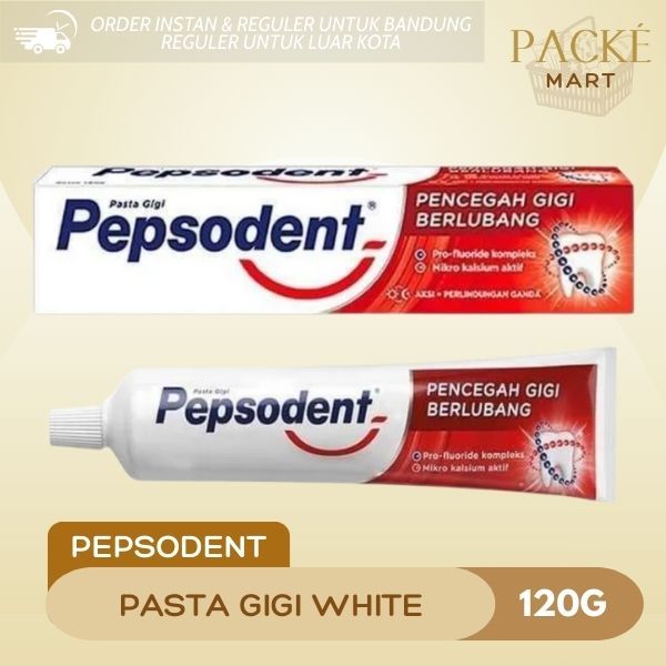 Pepsodent Toothpaste White 120g / Pasta Gigi / Odol