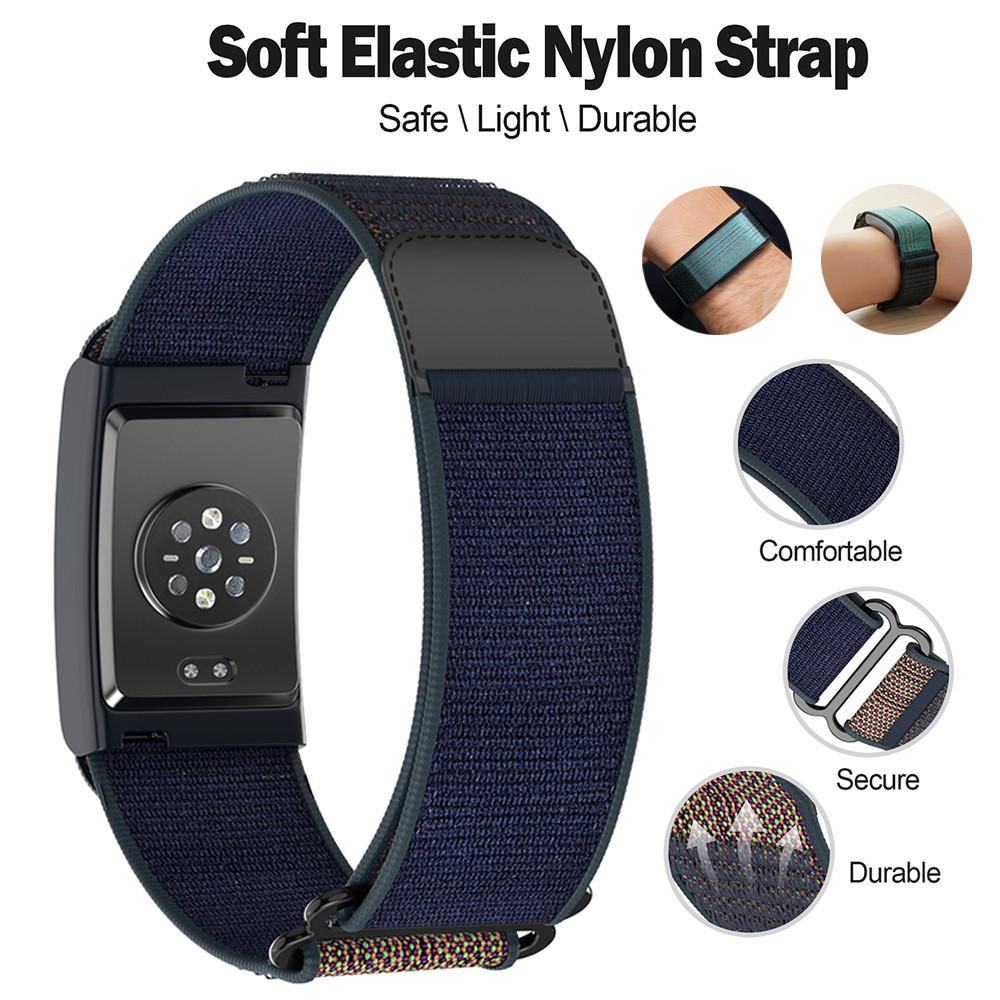 Nylon Loop Sport Bands for Amazfit Helio Strap 22mm Fitness Tracker Strap Adjustable Replacement cor