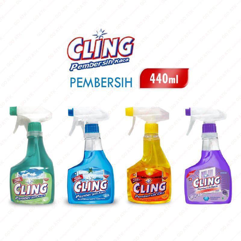 CLING PEMBERSIH KACA SEMPROT BOTOL SPRAY 440ML
