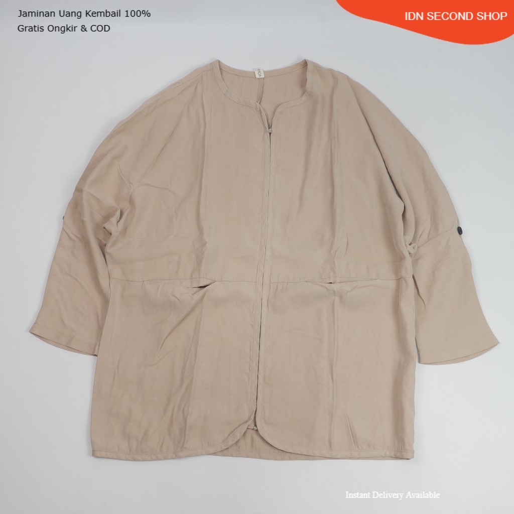 STORY PRADA Minimalist Zip Jacket Casual Outerwear – Preloved